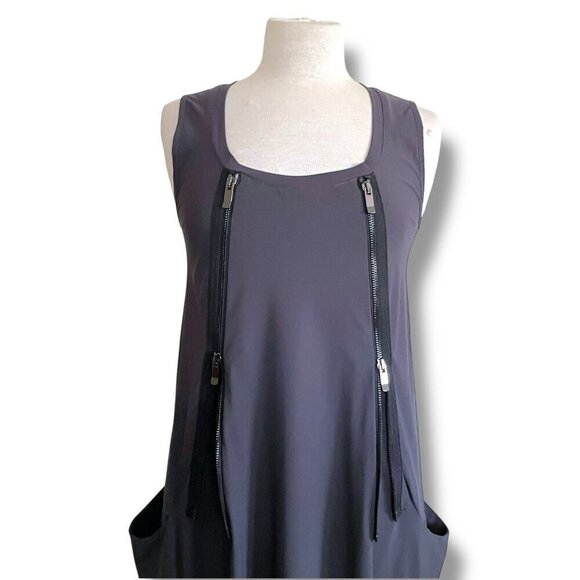 MC Planet by Innate Womens Dress US Sz 8 Gray Lagenlook Minimalist Art To Wear - Picture 3 of 11